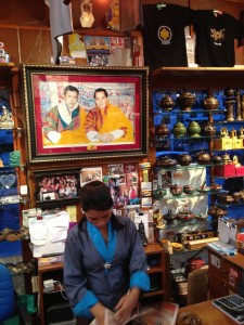 A souvenir shop in Thimpu, Bhutan.